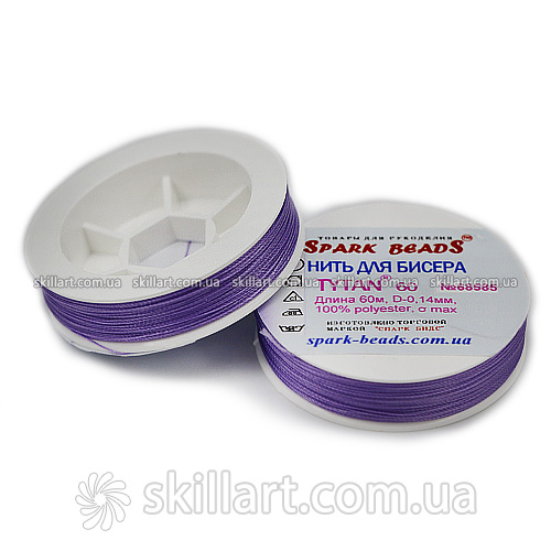 Нитки для бисера Tytan 60 Spark Beads (60м)